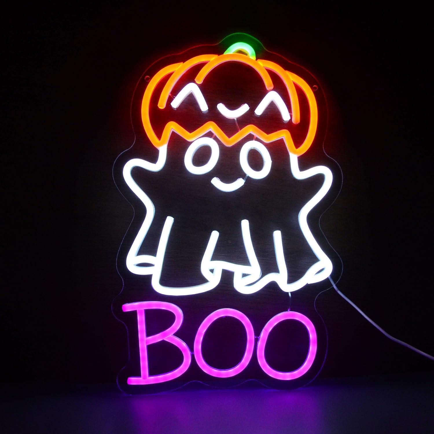 Home Decor Lighting Tricks - Lumière décorative murale LED néon BOO