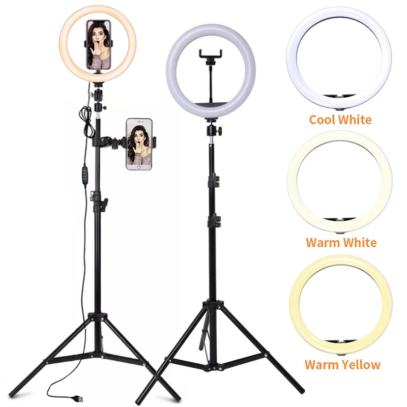 Lighting Gallery - Anneau lumineux LED pour selfie, 6/10/12