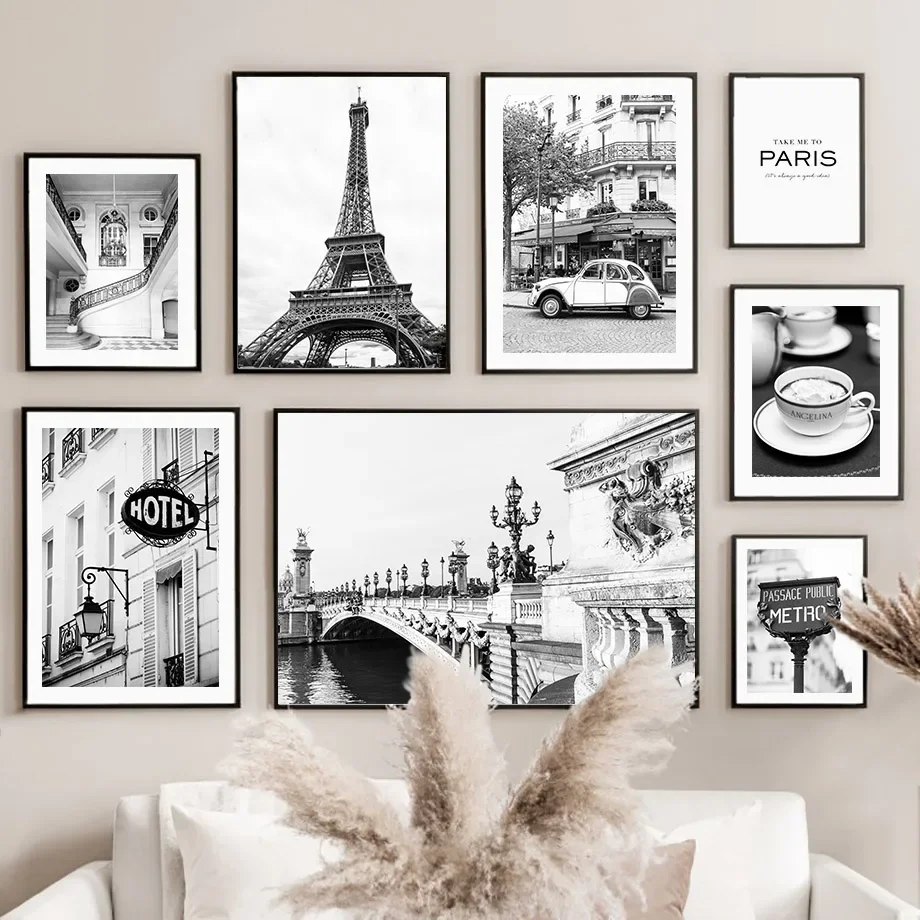 Lighting Mcqueen Bedroom Decor - Serviette de Paris noire et blanche,