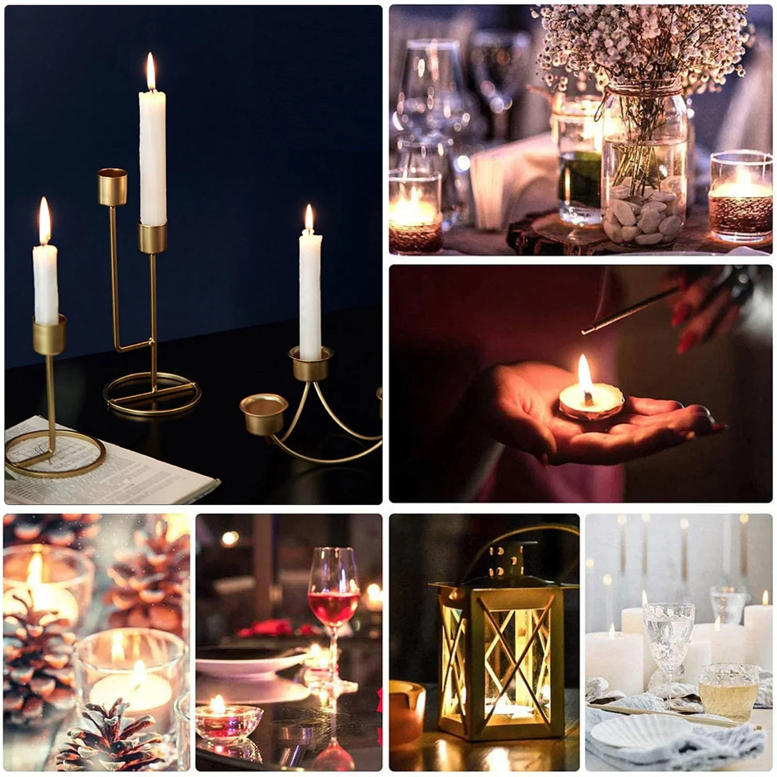 Home Decor Lighting Brands - Accessoires chandelier en métal, insert décoratif,