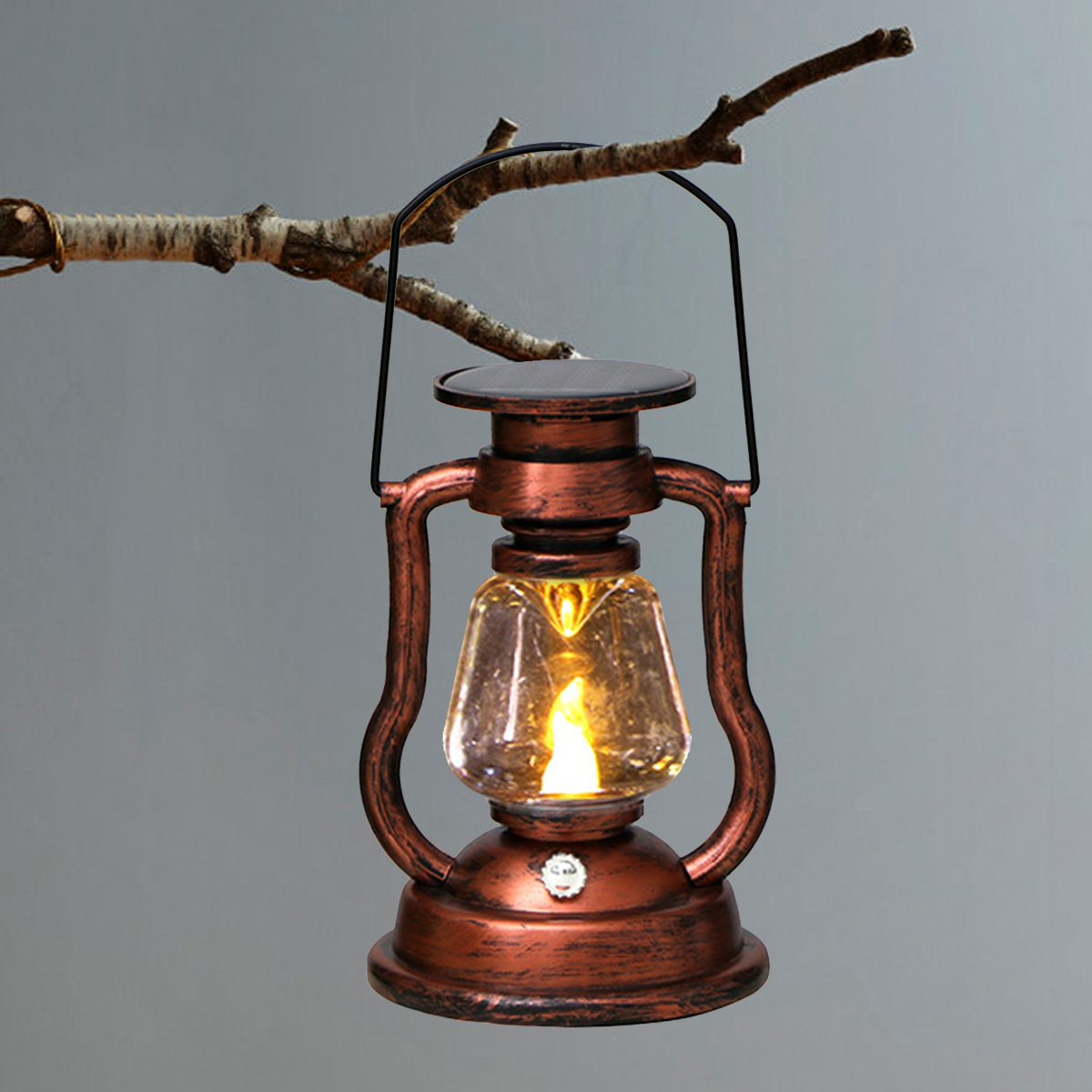 Lighting Decoration Ideas - Lampe d'ambiance rétro LED solaire, lanterne