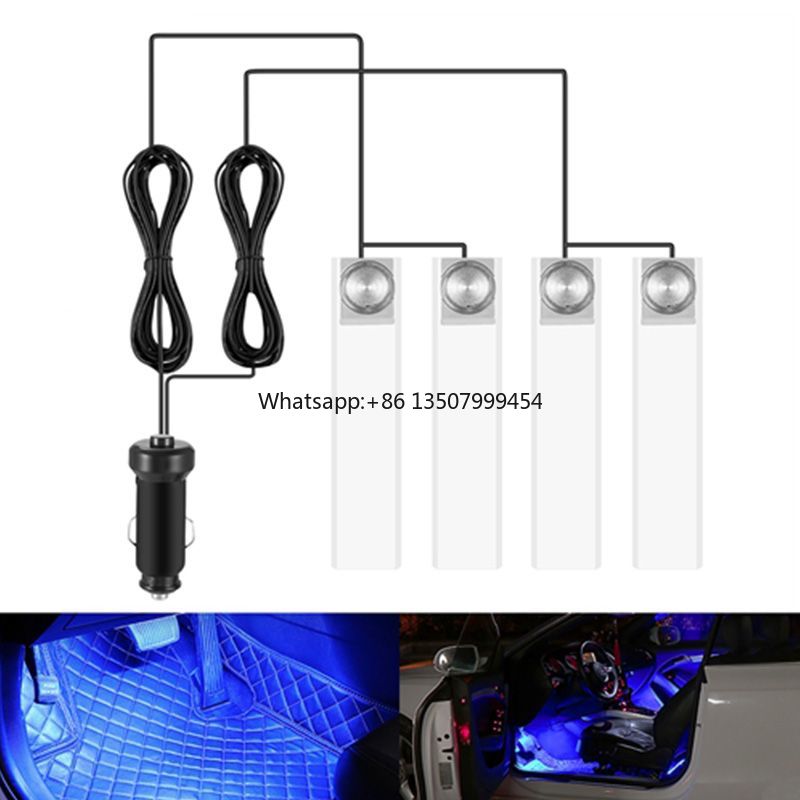 Lighting Decor - Lampe d'ambiance pour voiture, 12 V,