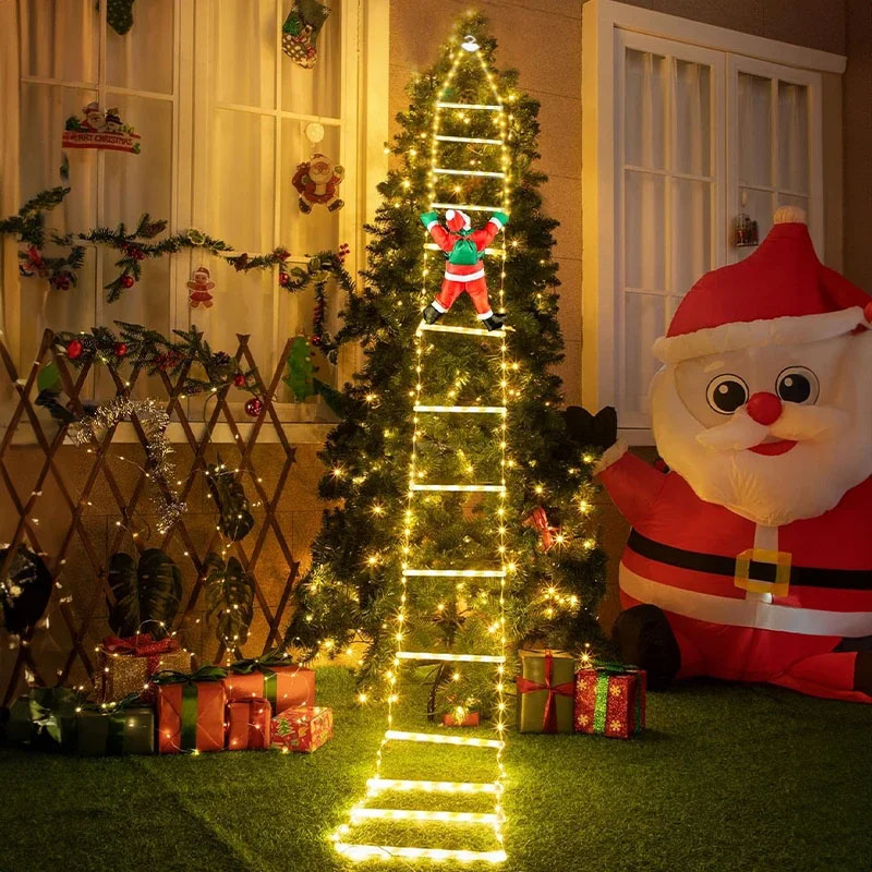 Lighting Christmas Decor - Guirlande lumineuse LED de Noël, décorative,