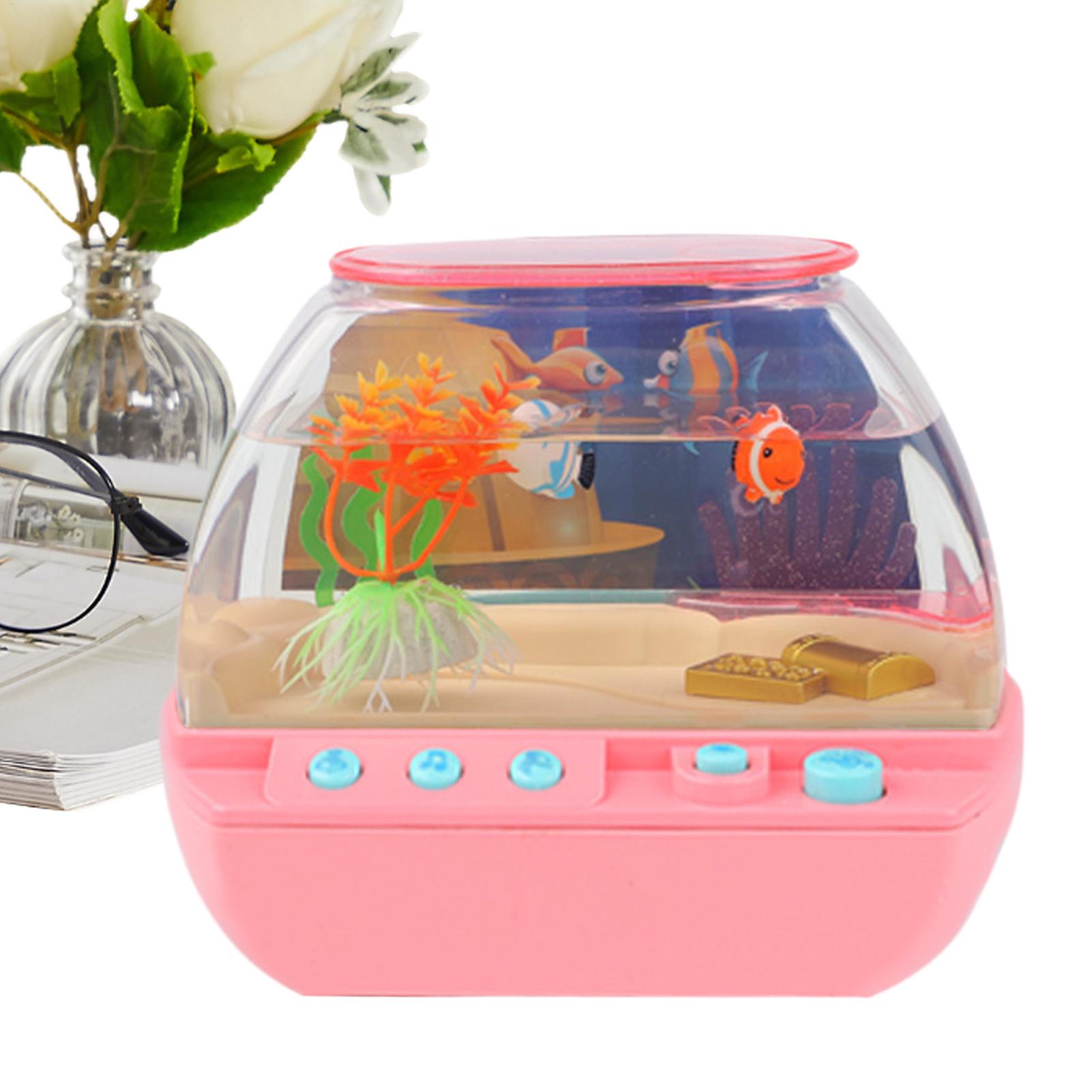 Lighting Decor - Aquarium jouet décoratif avec musique et