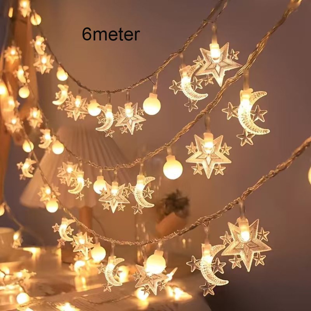 Led Moon Lamp - Guirlandes lumineuses LED en plastique à