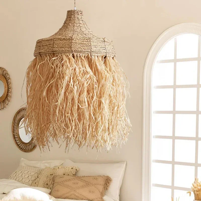 Decor Lighting Australia - Lampe suspendue en rotin tressé artisanal,