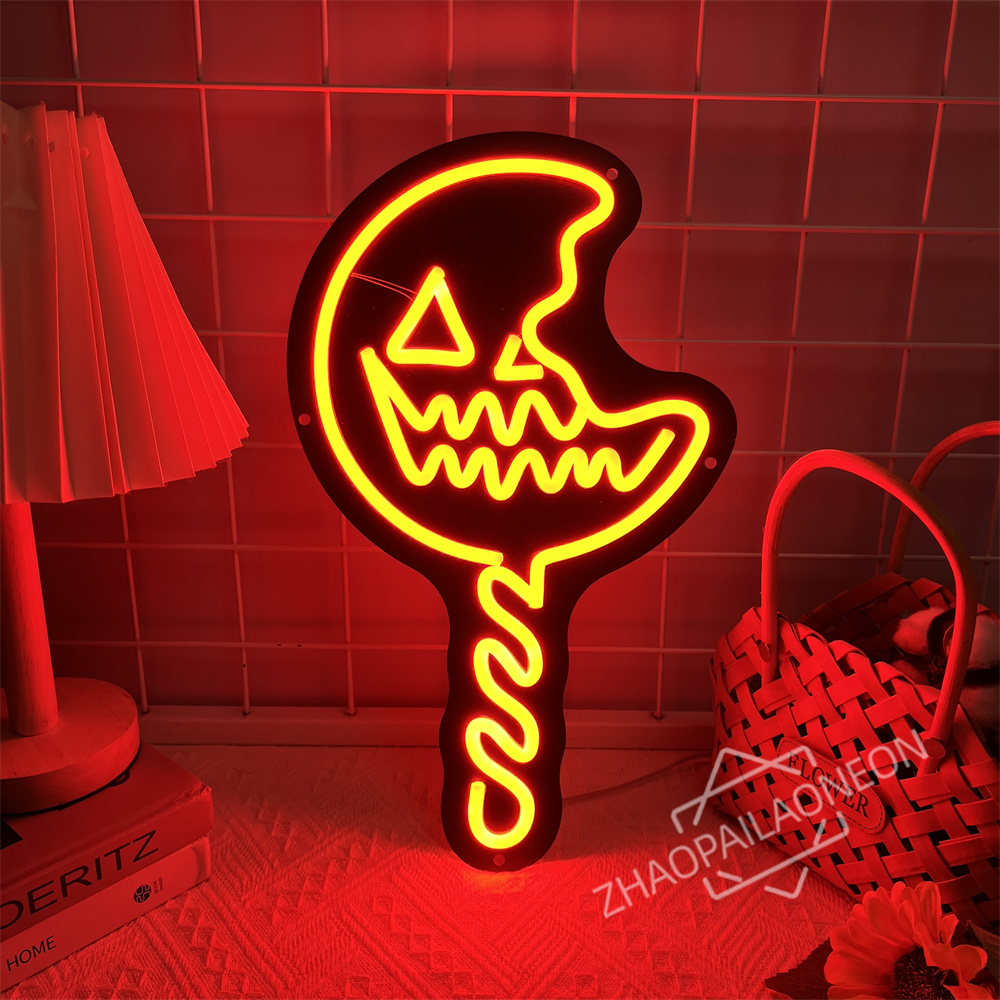 Home Decor Lighting Tricks - Trick 'r Treat sucette enseigne au