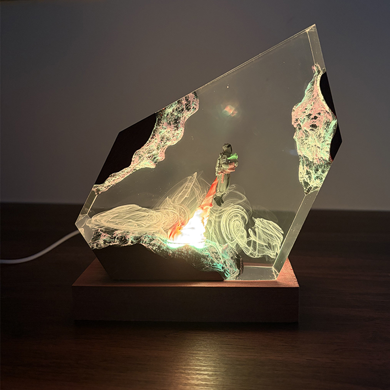 Lighting Christmas Decor - Lampe de Table en Résine Organisme