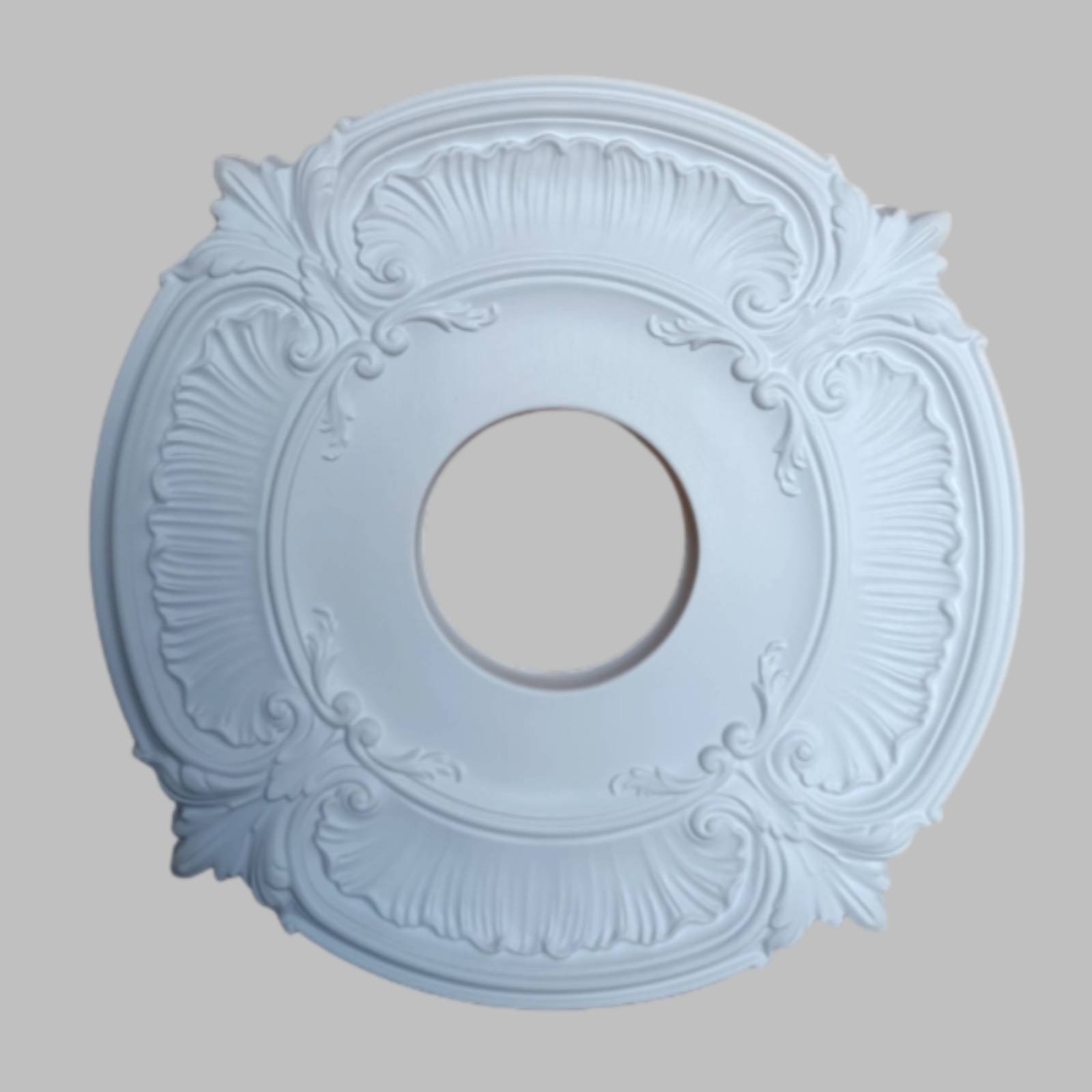 Lighting Decor - Médaillon de plafond rond en PU,