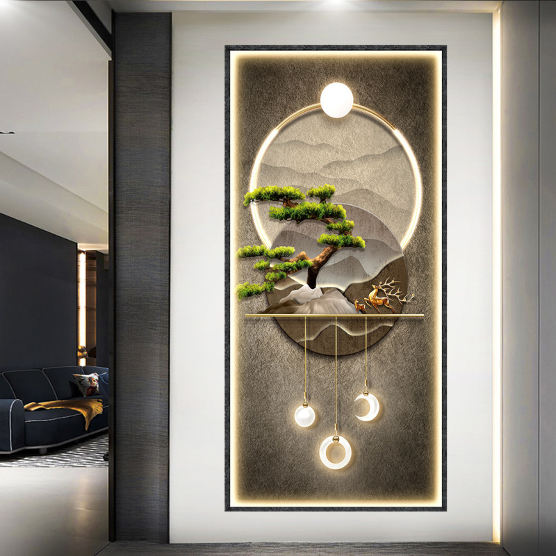 Home Decor Lighting Brands - Peinture murale décorative pour porche, lumière