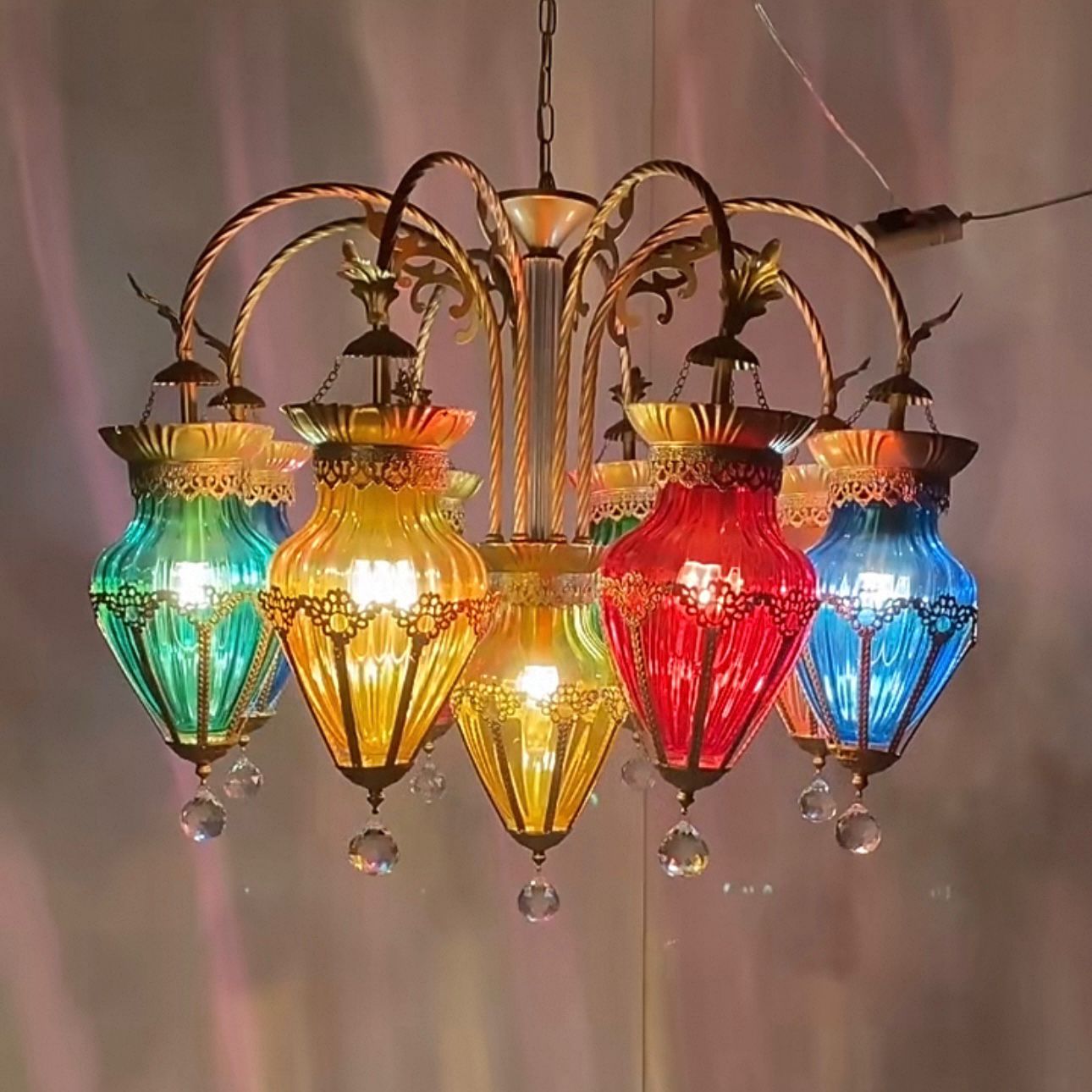 Ok Lighting Decor - Nouveau lustre américain Restaurant Club couleur