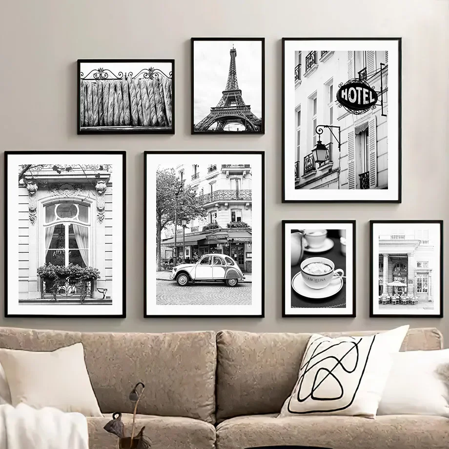 Serviette de Paris noire et bl - Lighting Mcqueen Bedroom Decor avis et prix
