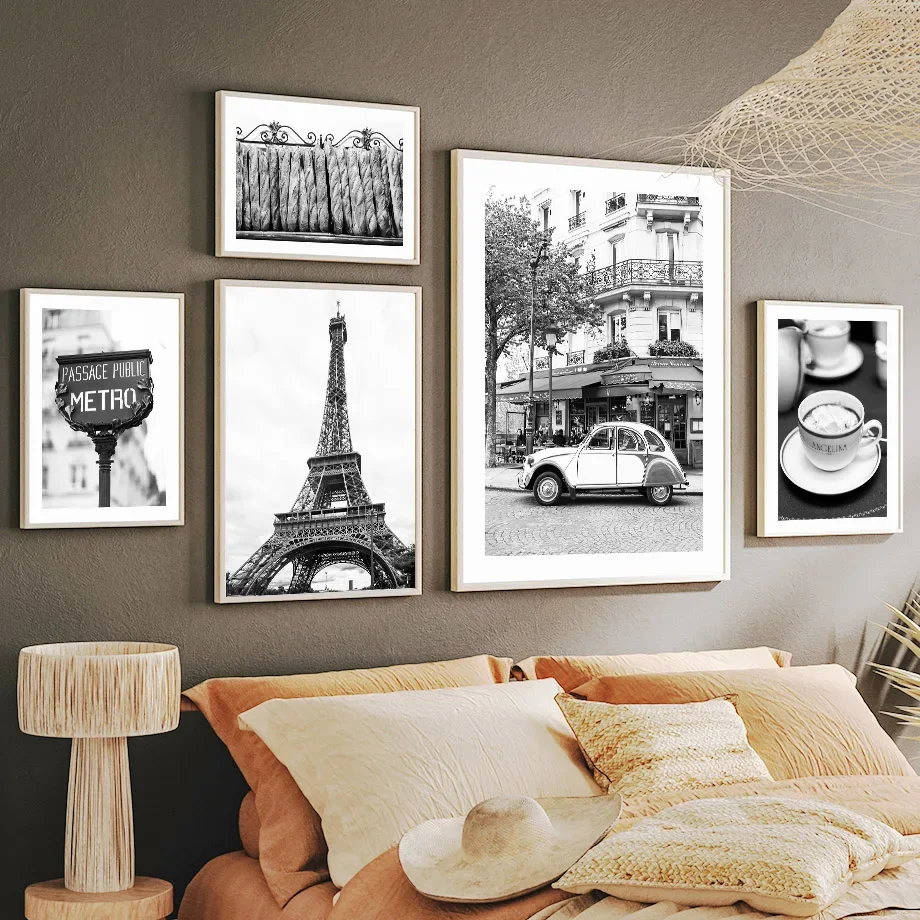 Serviette de Paris noire et bl - Lighting Mcqueen Bedroom Decor avis et prix