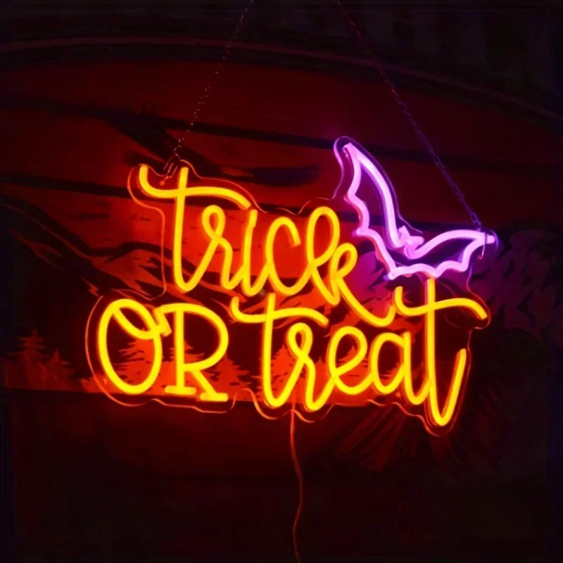 Signe Néon Trick or Foresous,  - Home Decor Lighting Tricks avis et prix