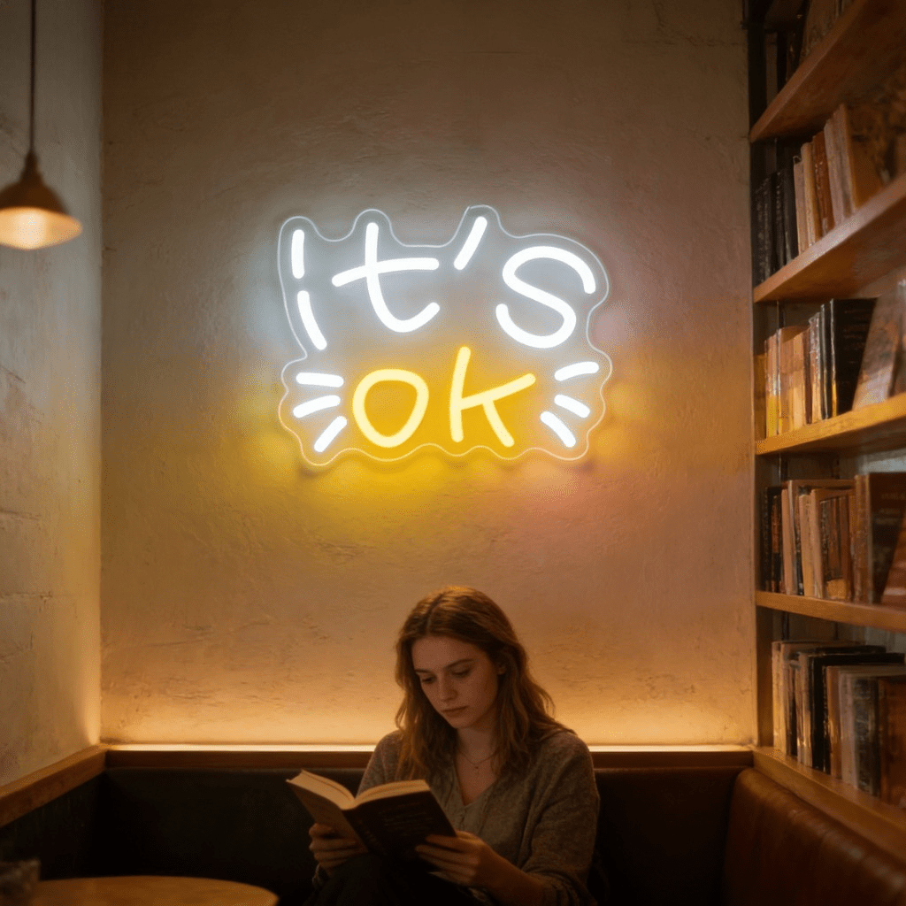Enseigne néon LED « It's OK », - Ok Lighting Decor avis et prix