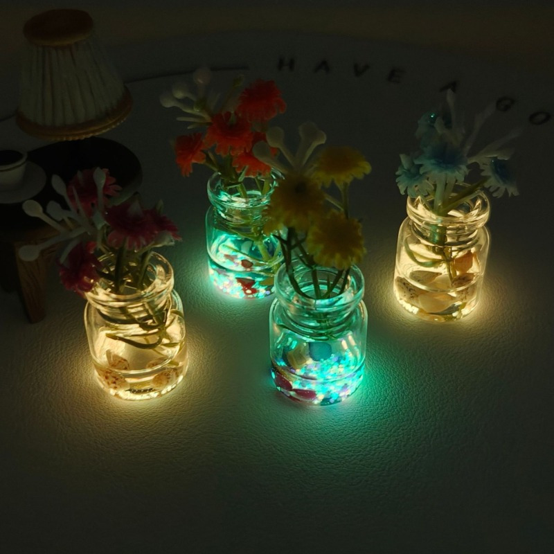 Lot de 4 mini-vases en verre p - Lighting Mcqueen Bedroom Decor avis et prix
