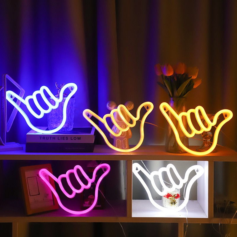 LED enseigne au néon paix main - Ok Lighting Decor avis et prix
