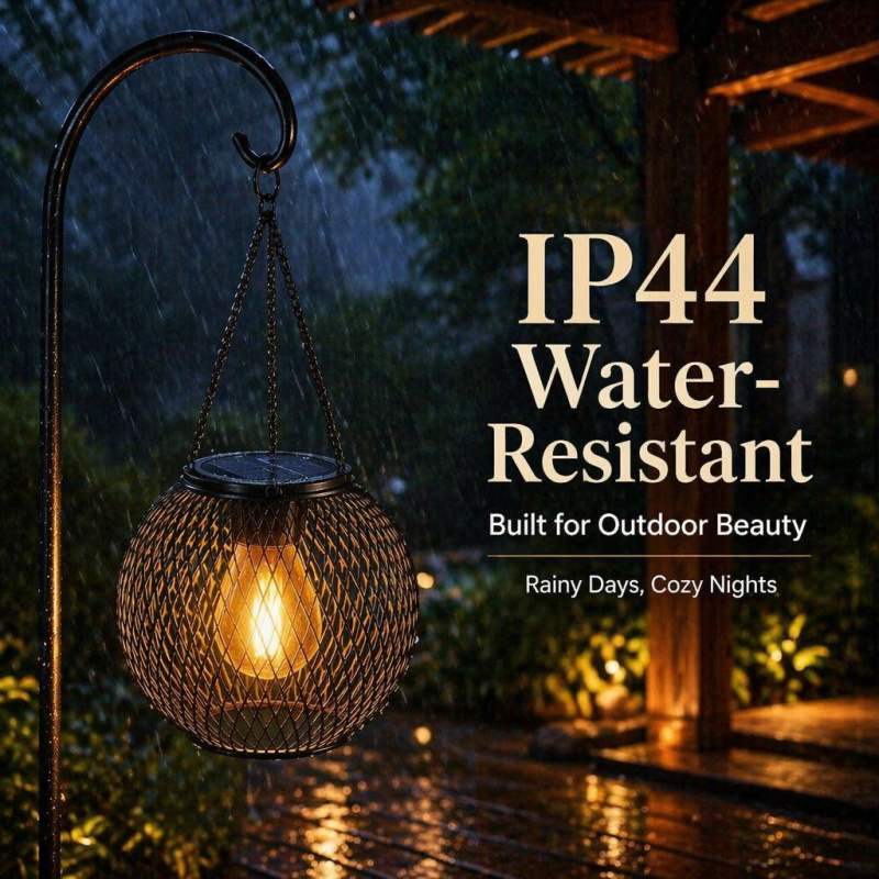 Lampe solaire LED suspendue po - Lighting Decoration Ideas avis et prix