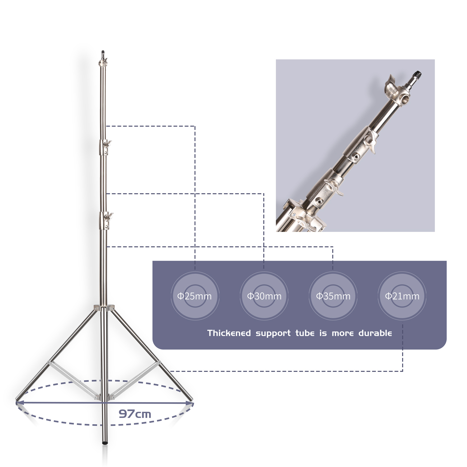 SH 2.8M Support de lumière en  - Lighting Gallery avis et prix