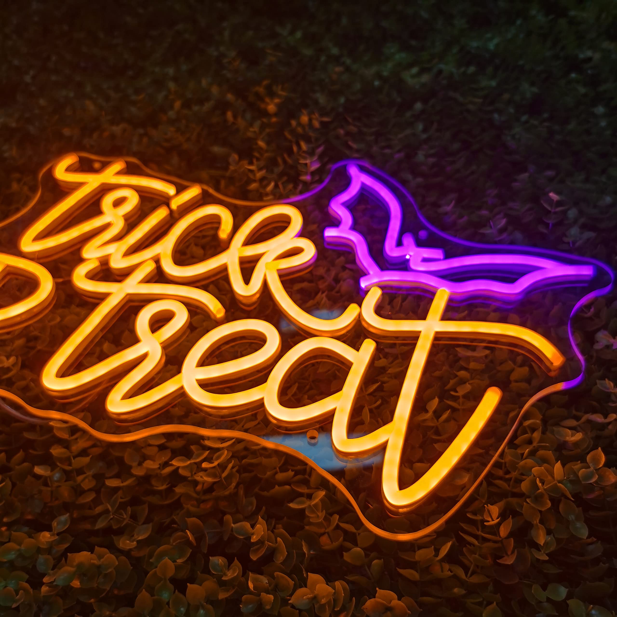 Enseigne néon « Trick or Treat - Home Decor Lighting Tricks avis et prix