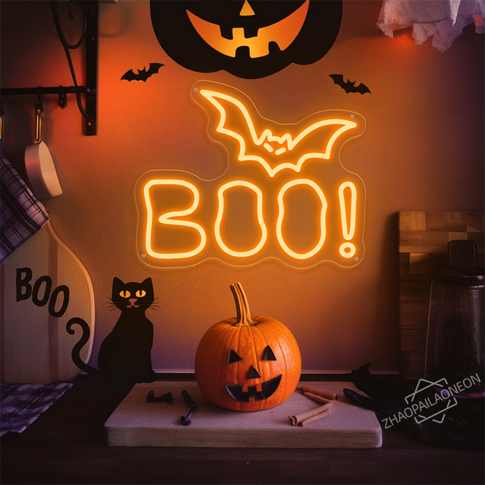 BOO LED enseigne au néon Hallo - Home Decor Lighting Tricks avis et prix