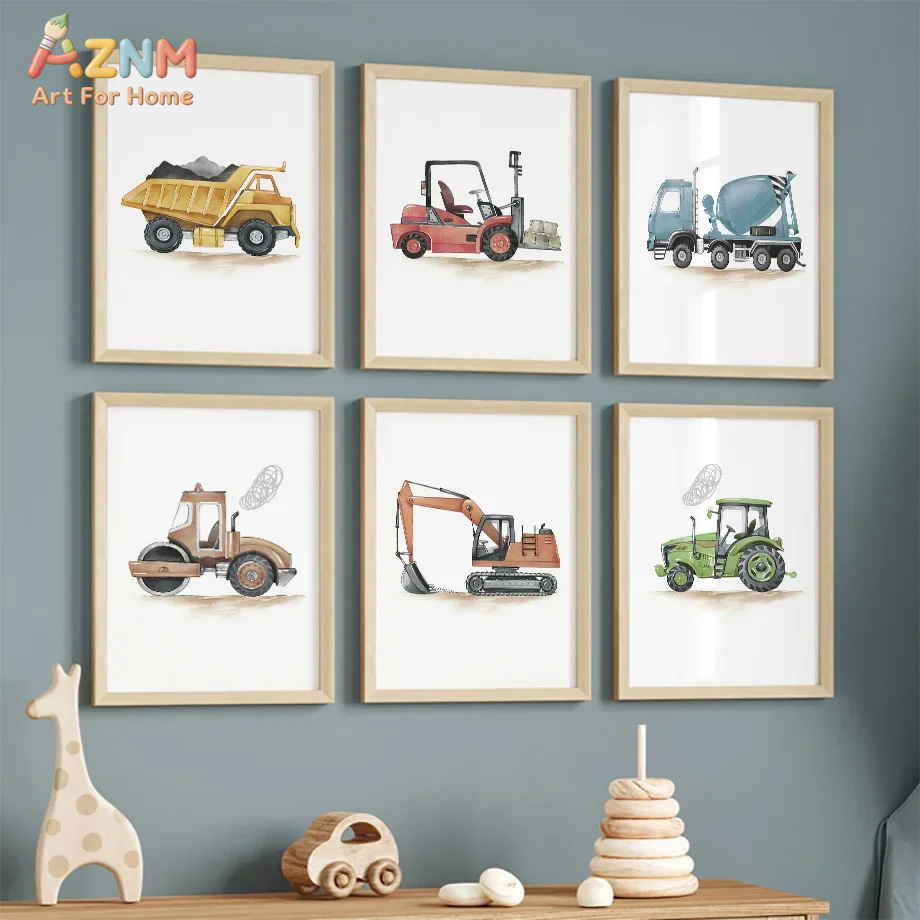 Lot de 6 affiches décoratives  - Lighting Mcqueen Bedroom Decor avis et prix