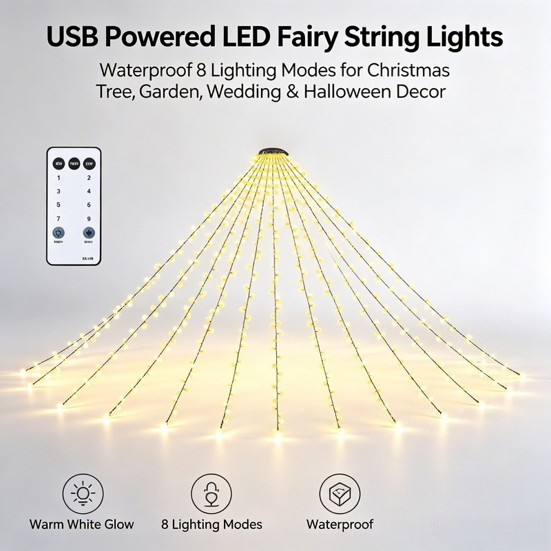 Guirlandes lumineuses LED USB, - Lighting Christmas Decor avis et prix