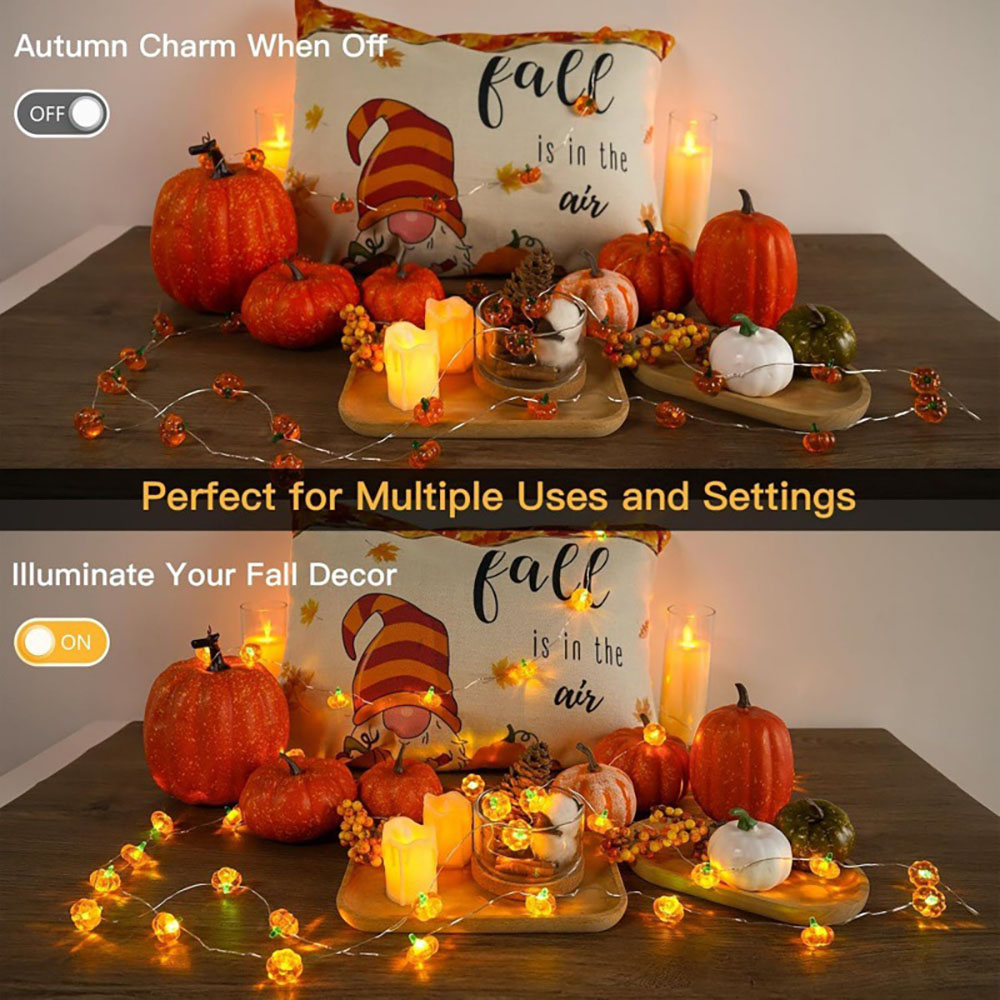 Guirlande lumineuse citrouille - Home Decor Lighting Tricks avis et prix
