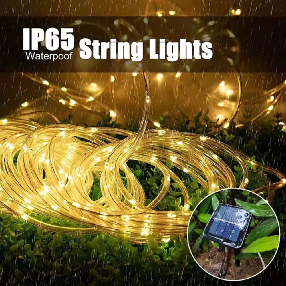 Guirlande lumineuse solaire d' - Outdoor Lighting Wedding Decor avis et prix