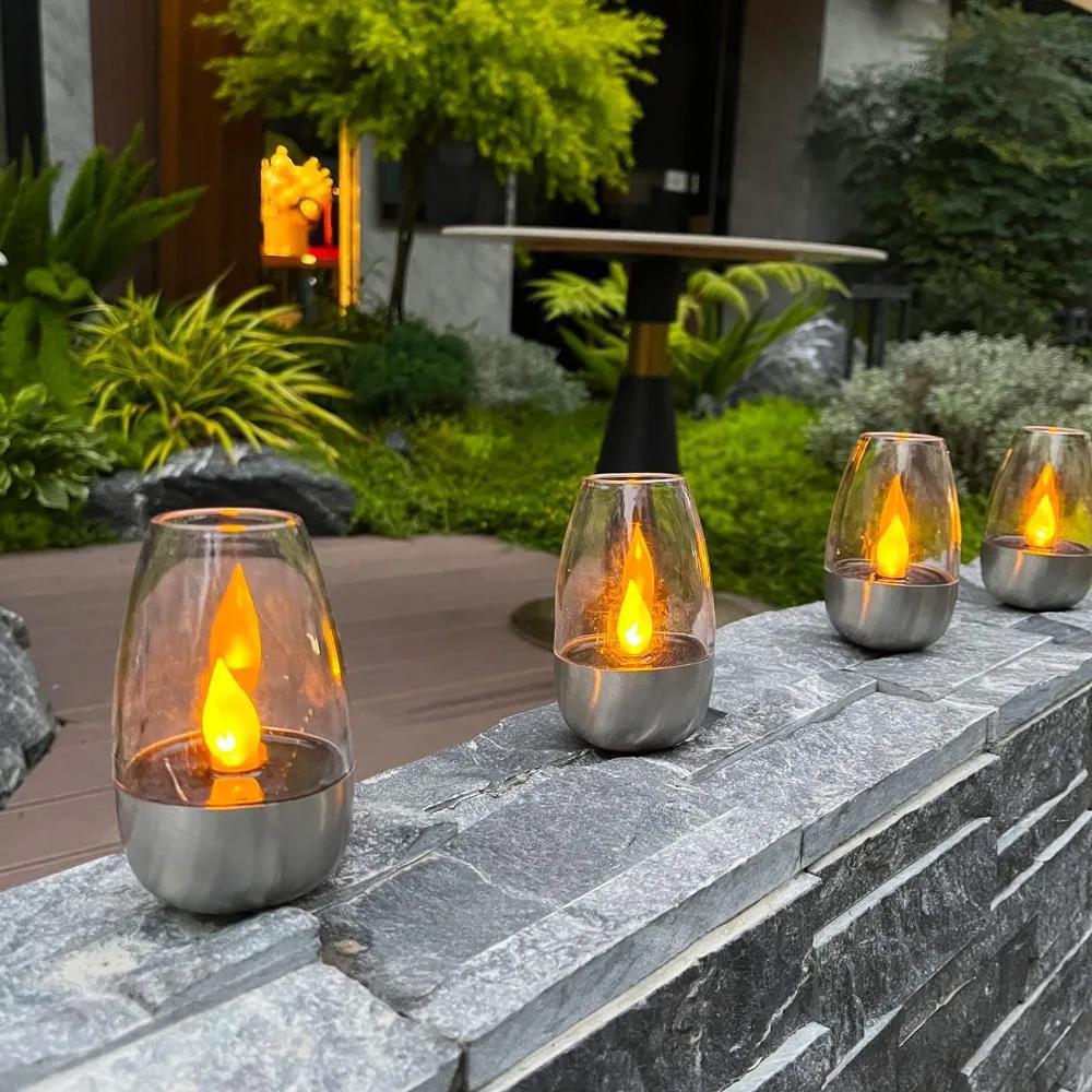 Bougies solaires LED sans flam - Outdoor Lighting Wedding Decor avis et prix