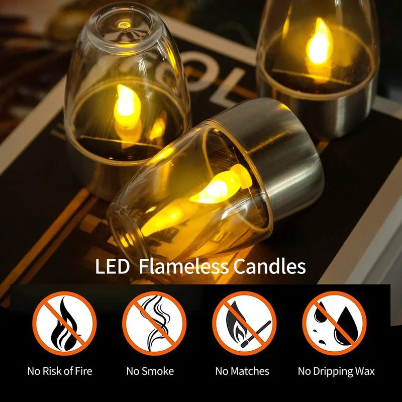 Bougies solaires LED sans flam - Outdoor Lighting Wedding Decor avis et prix
