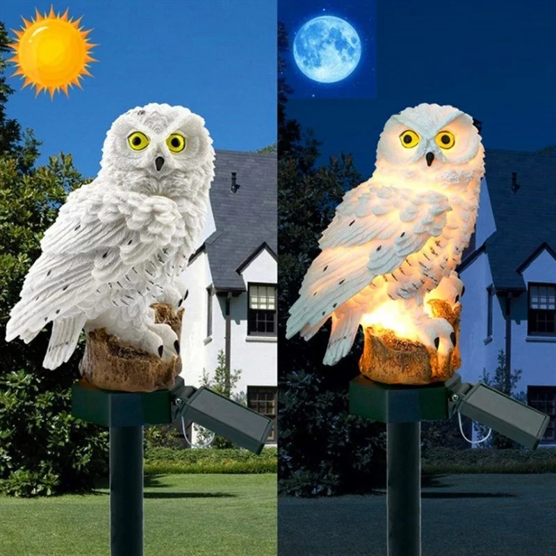 Statue de hibou solaire, lumiè - Lighting Decoration Ideas avis et prix