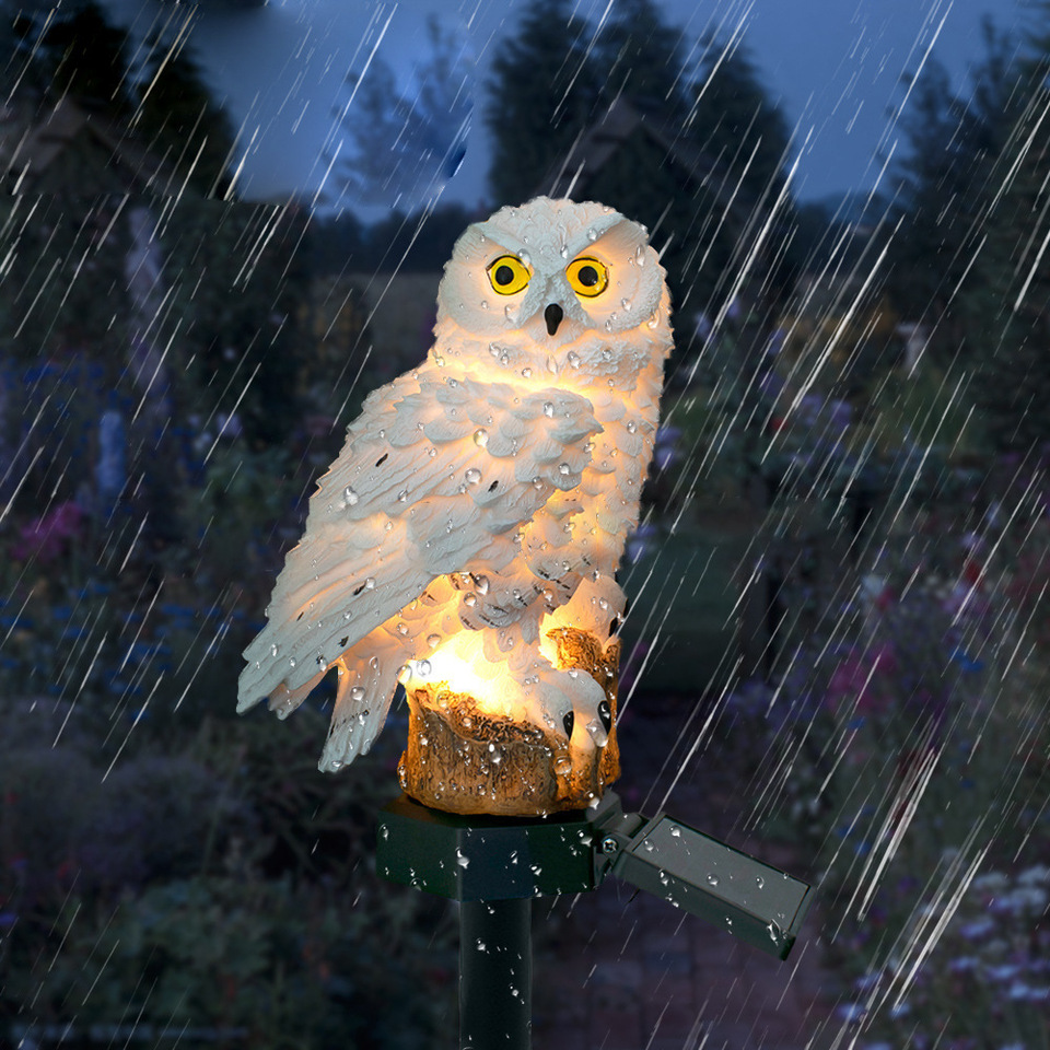 Statue de hibou solaire, lumiè - Lighting Decoration Ideas avis et prix