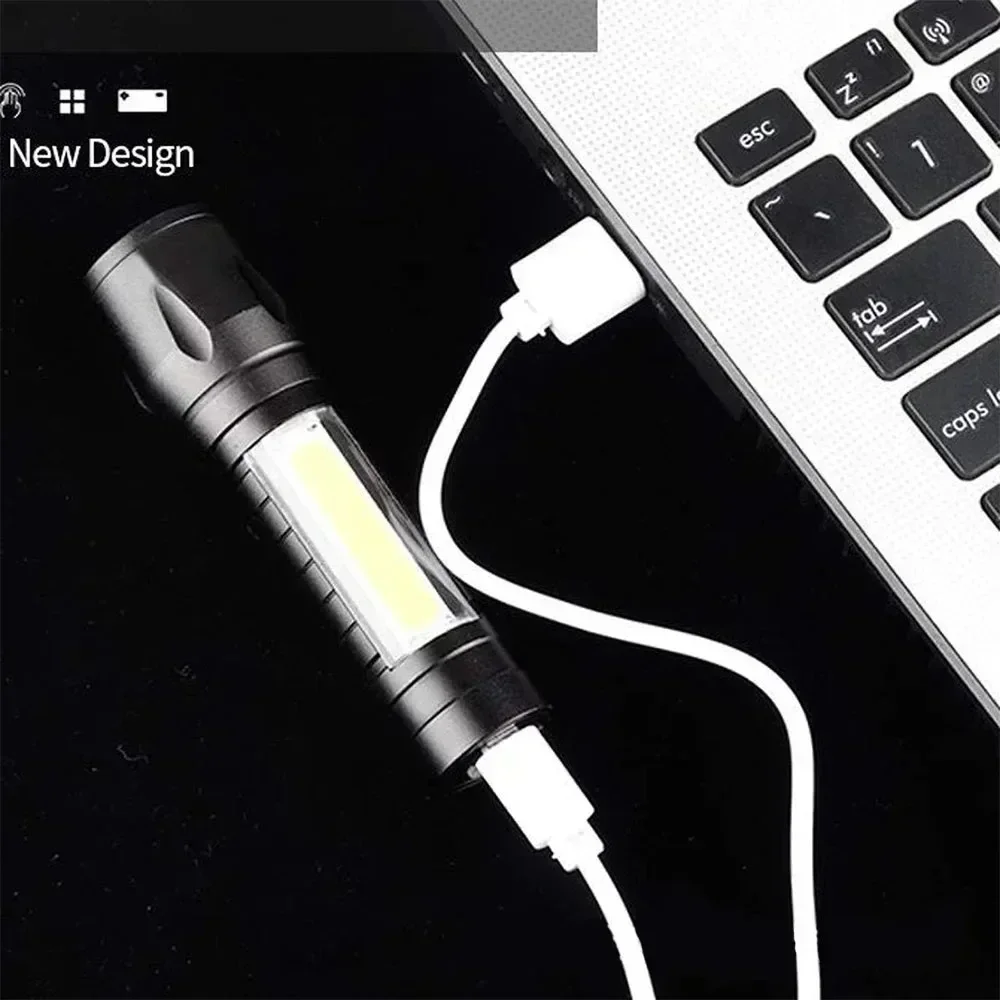 Lampe de poche Portable COB +  - Lighting Christmas Decor avis et prix