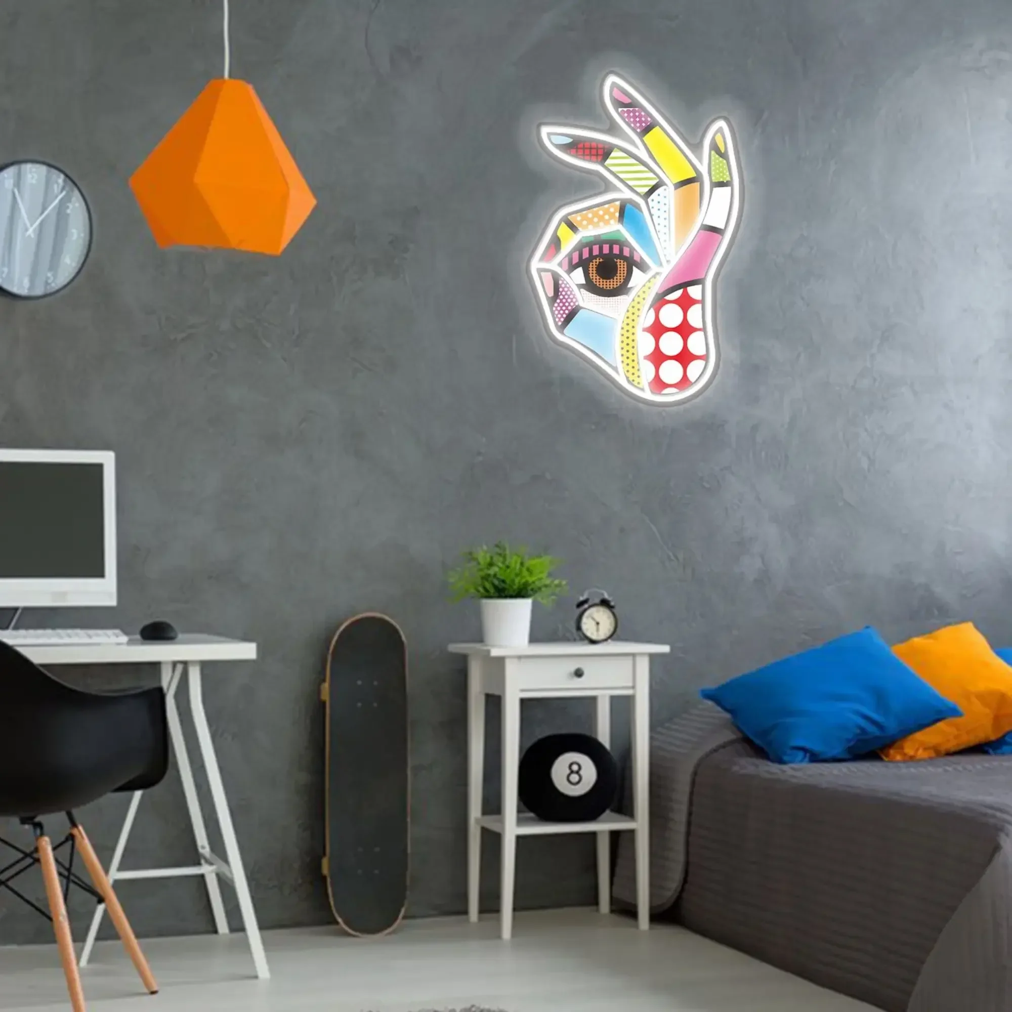 Panneau néon LED imprimé OK, a - Ok Lighting Decor avis et prix