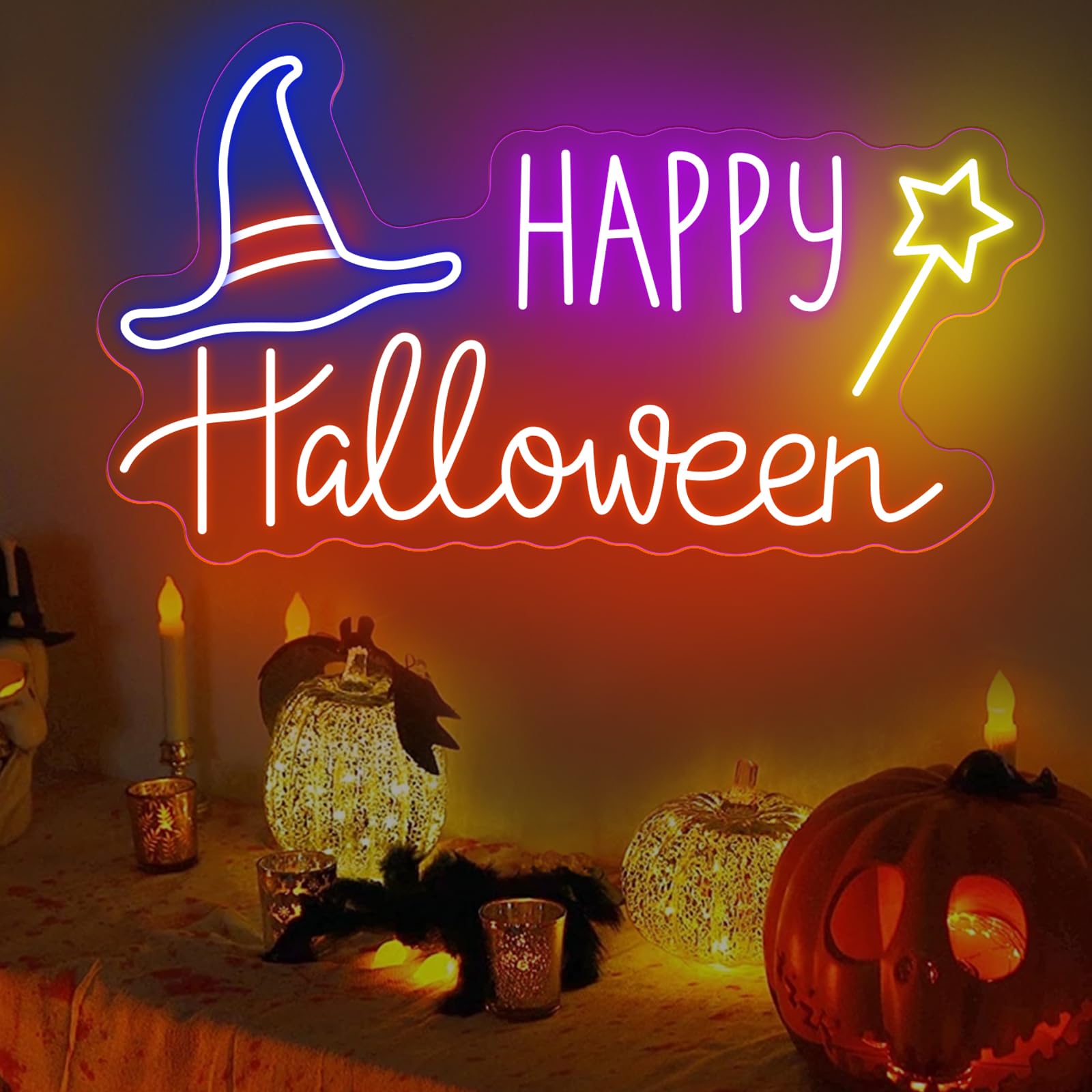 Joyeux Halloween chauve-souris - Home Decor Lighting Tricks avis et prix