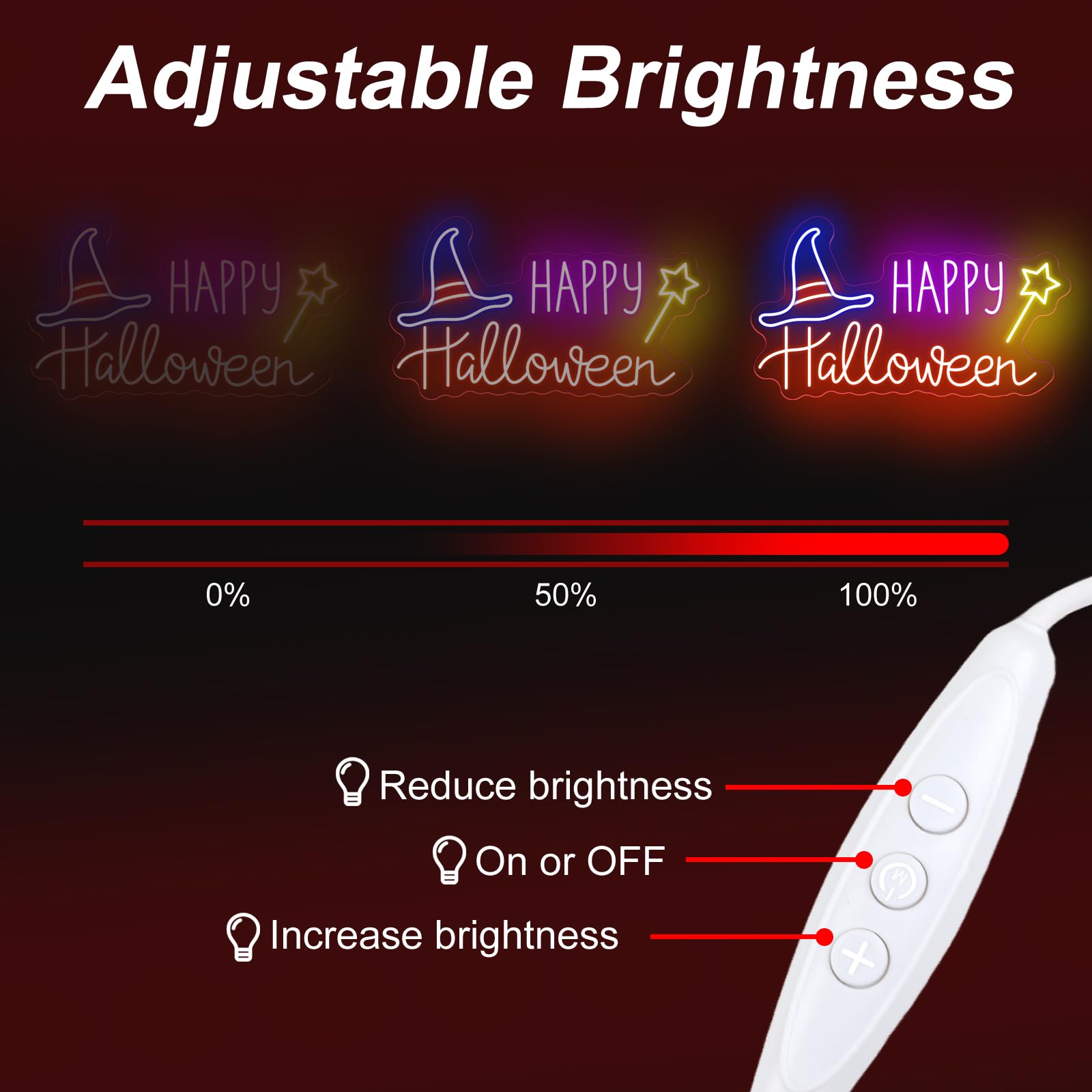 Joyeux Halloween chauve-souris - Home Decor Lighting Tricks avis et prix