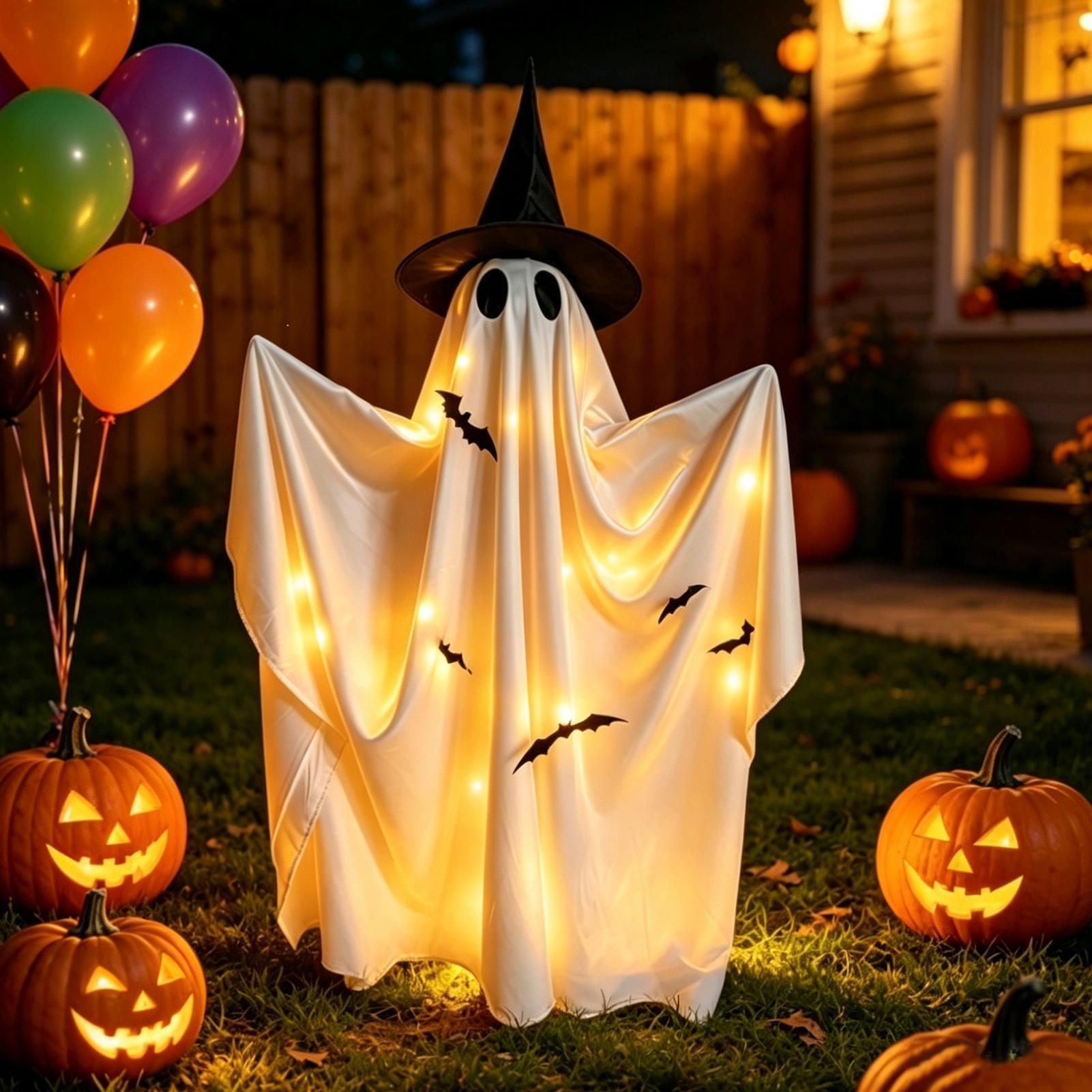 Décoration fantôme d'Halloween - Home Decor Lighting Tricks avis et prix