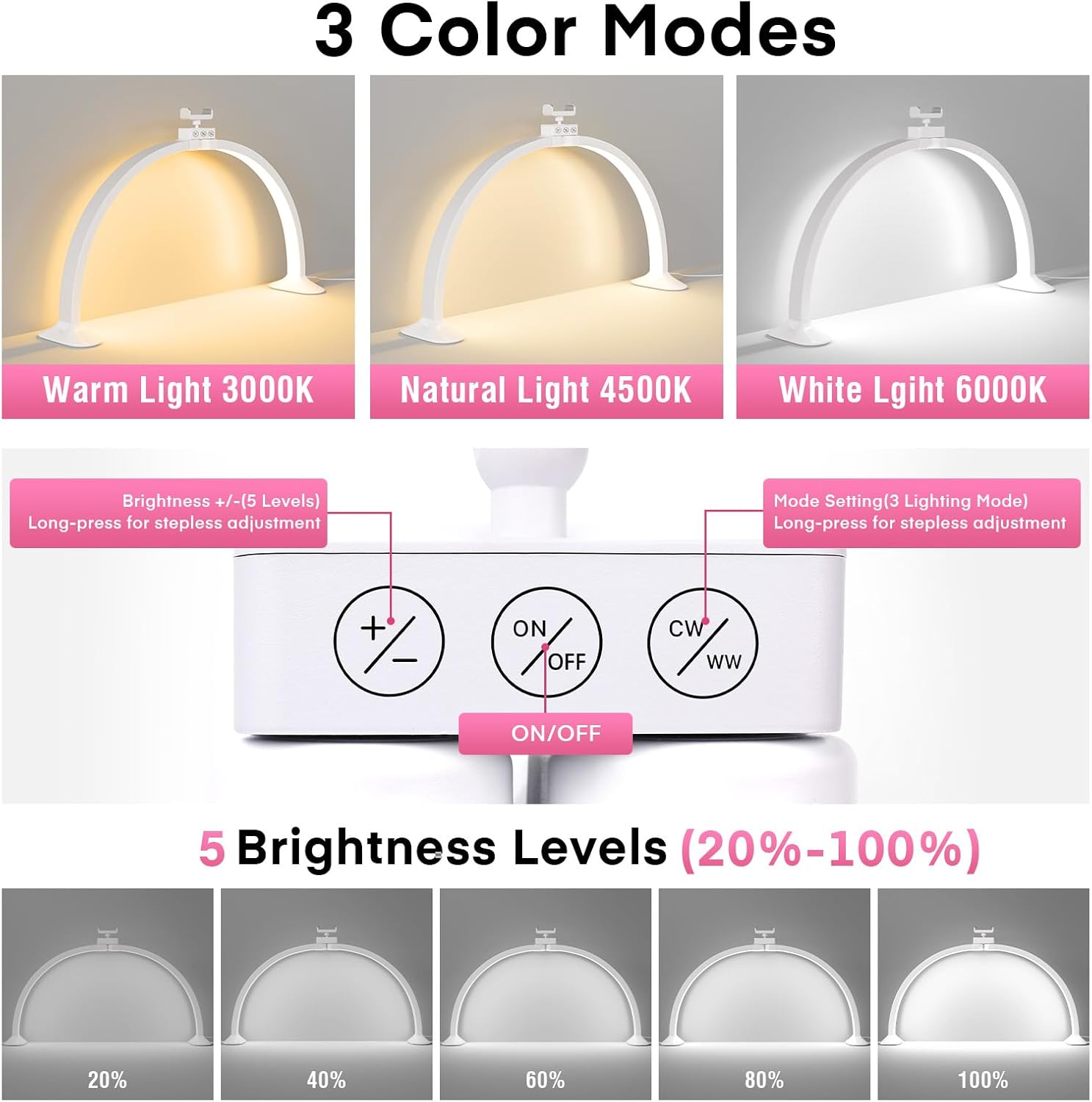 Demi-lune lumière en forme de  - Led Moon Lamp avis et prix