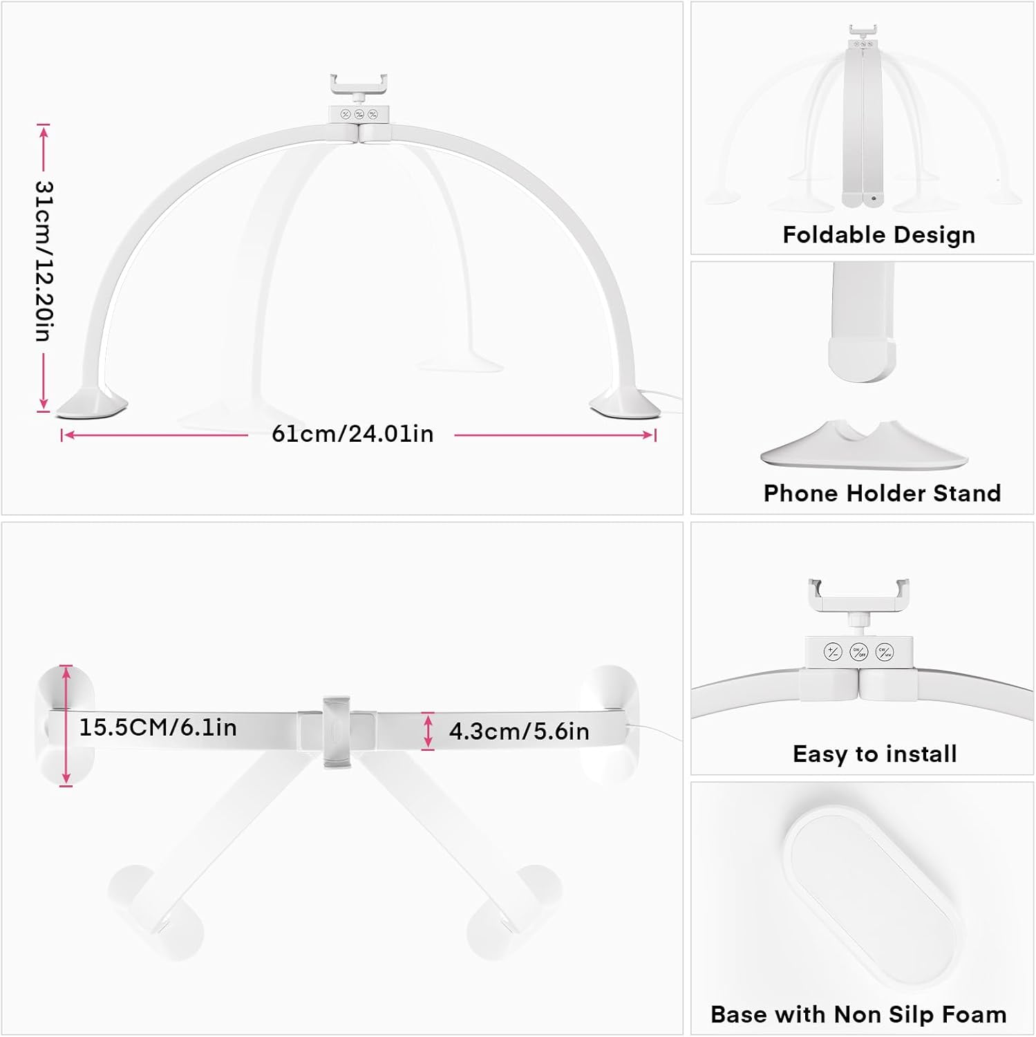 Demi-lune lumière en forme de  - Led Moon Lamp avis et prix