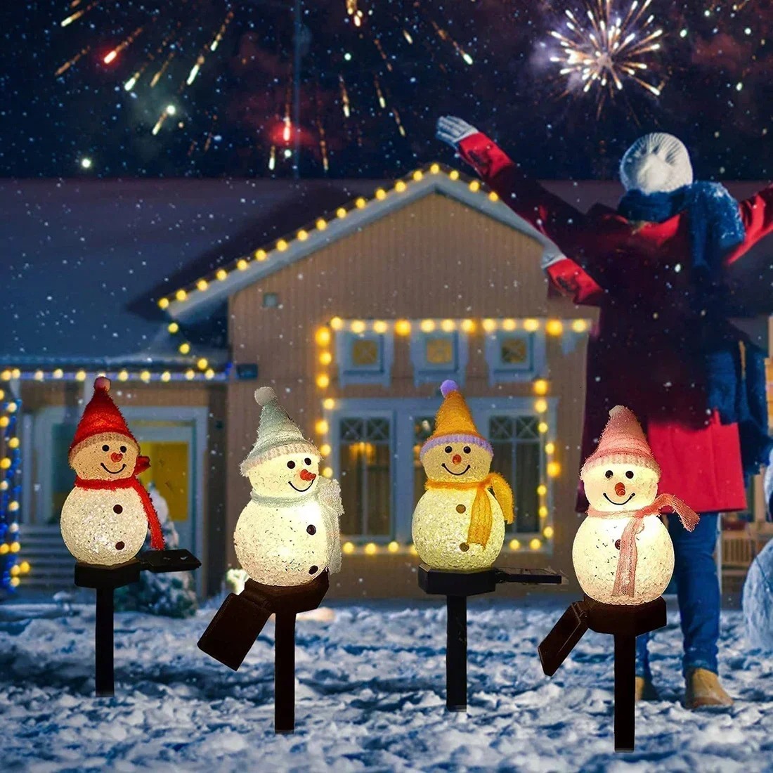 Lampe solaire de jardin en for - Lighting Christmas Decor avis et prix