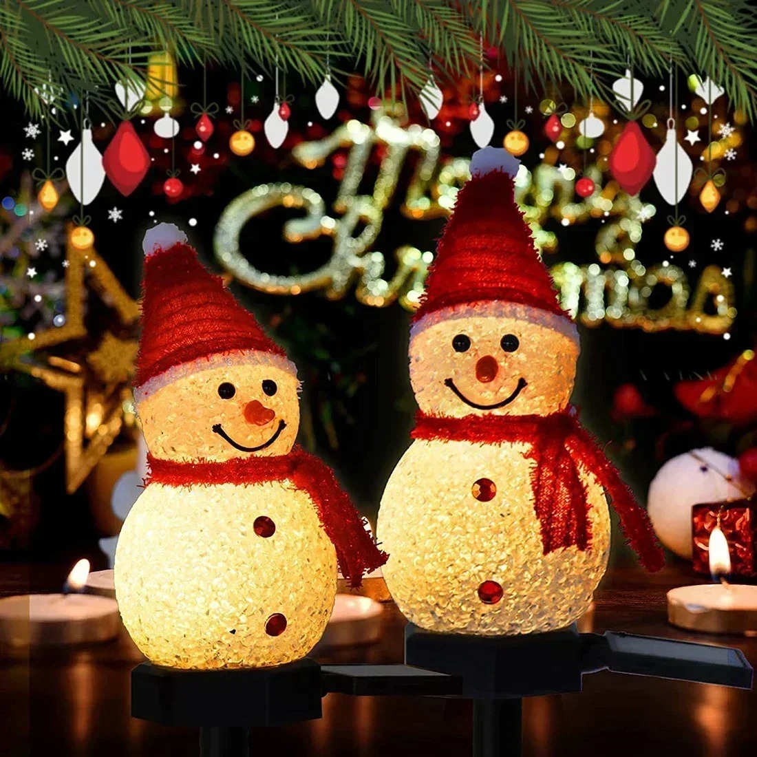 Lampe solaire de jardin en for - Lighting Christmas Decor avis et prix
