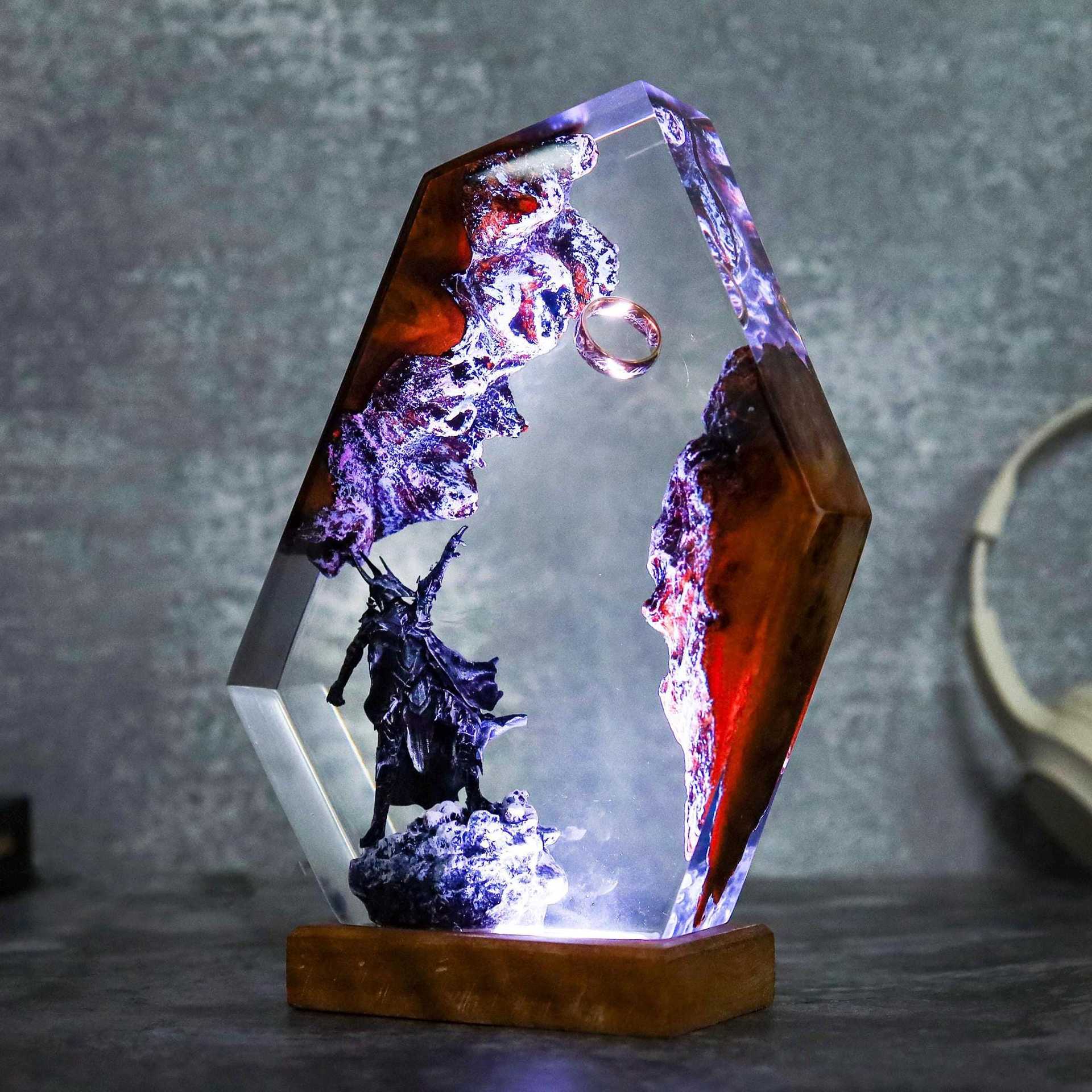 Lampe de table en résine Scène - Lighting Christmas Decor avis et prix