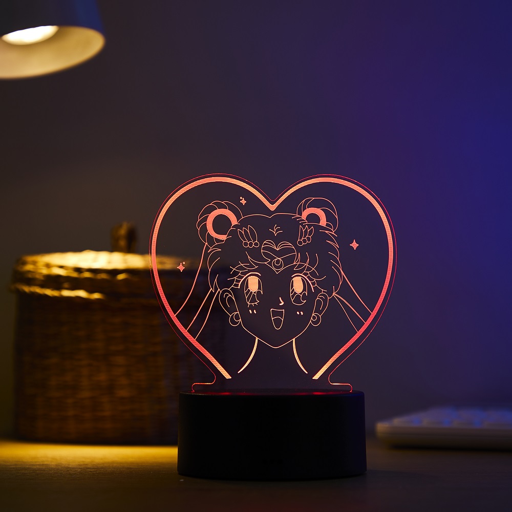 Lampe de nuit LED 3D Tsukino U - Led Moon Lamp avis et prix