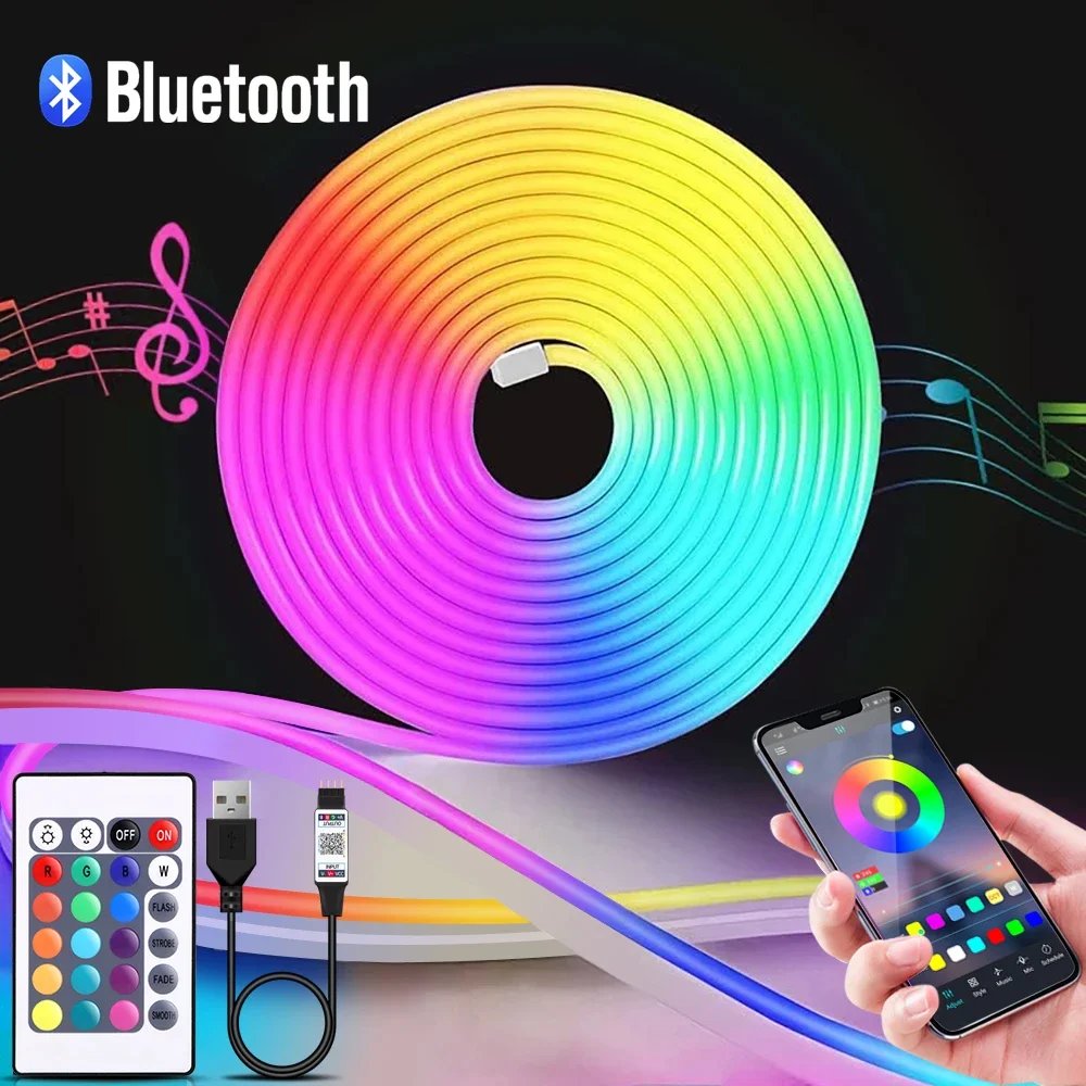 Bande lumineuse LED néon RGB,  - Lighting Decoration Ideas avis et prix