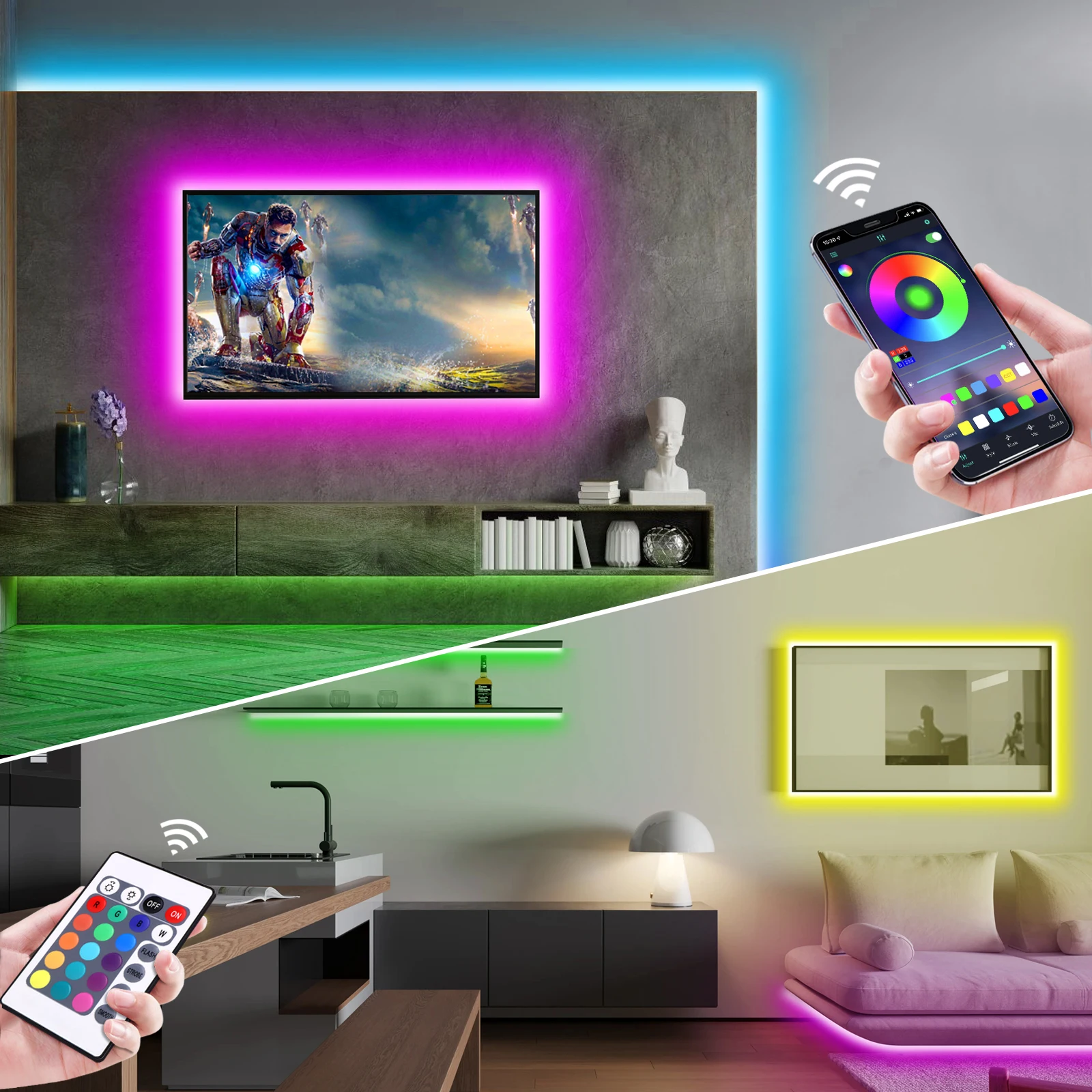 Bande lumineuse LED néon RGB,  - Lighting Decoration Ideas avis et prix