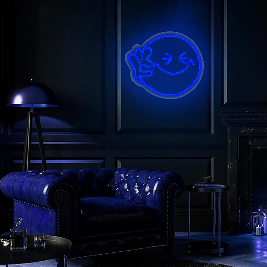 Enseigne néon « Smile OK » ble - Ok Lighting Decor avis et prix